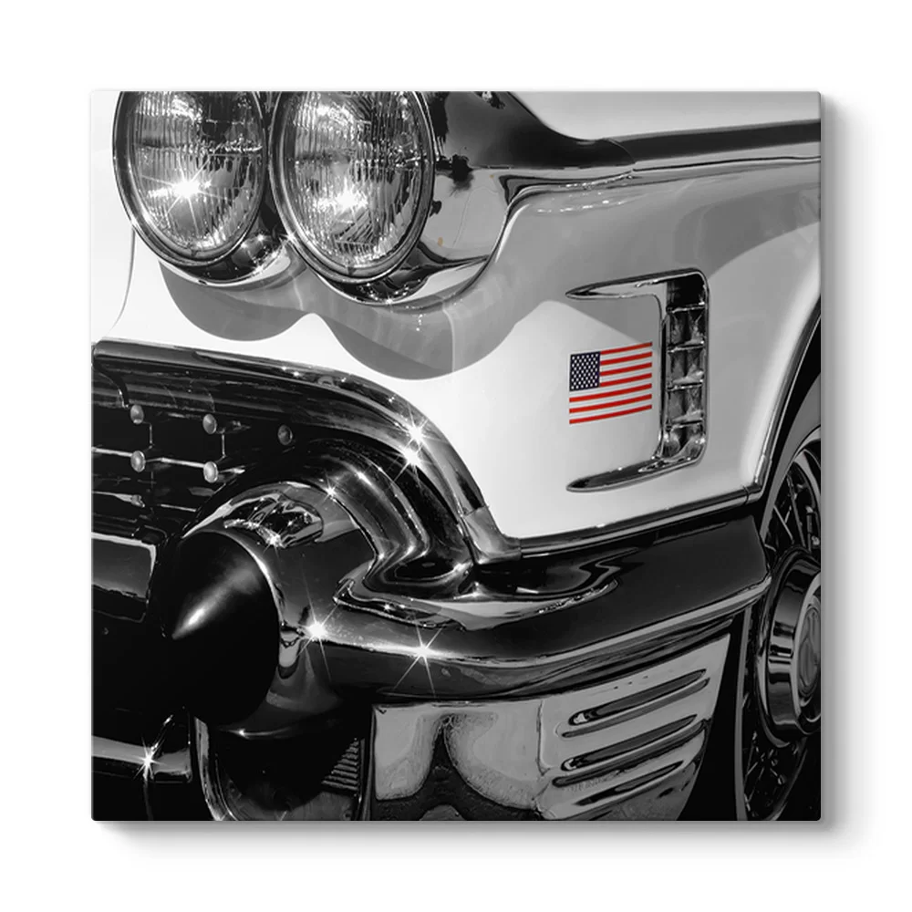 Klasik Amerikan Arabası Tablosu - Model 3